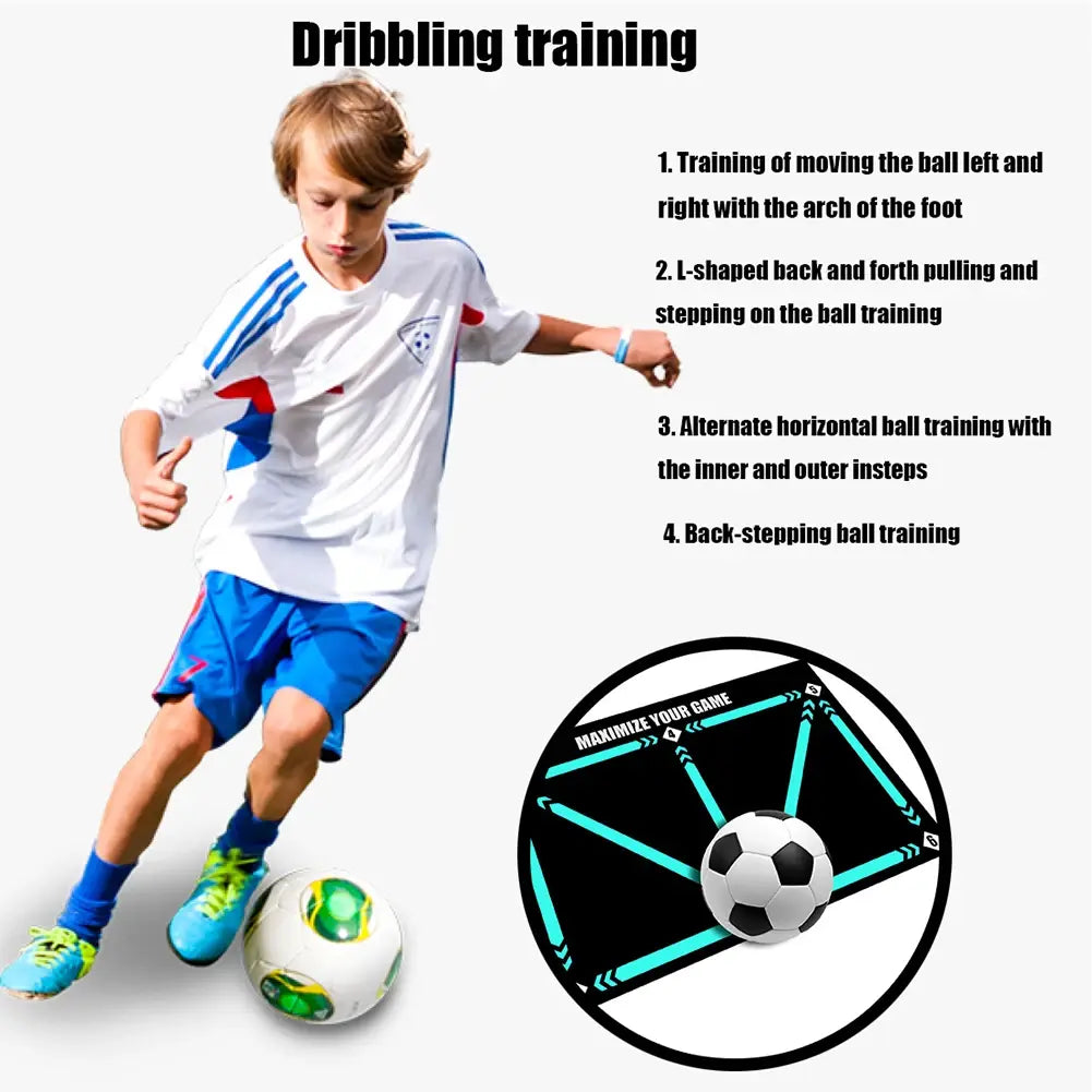 Non-Slip Foldable Football Training Mat