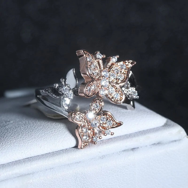 Butterfly Engagement Ring