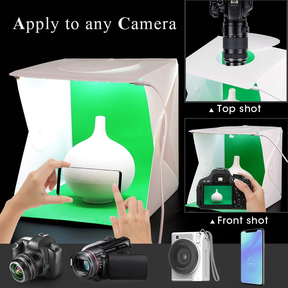 Portable Photography Photo Studio LED Light Box