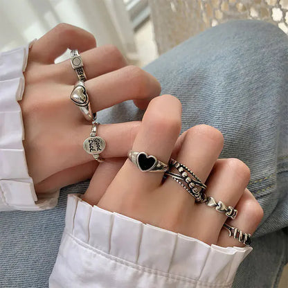 Spiral Shape Ring Set