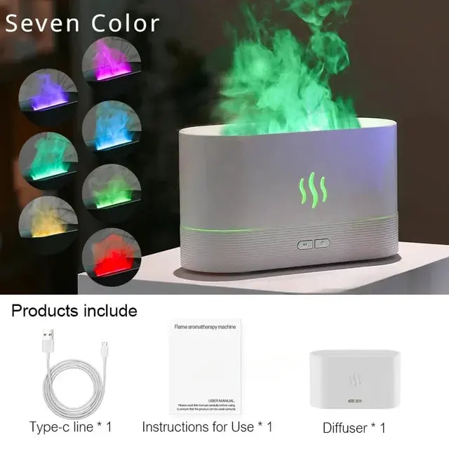 Flame Fire LED Air Humidifier