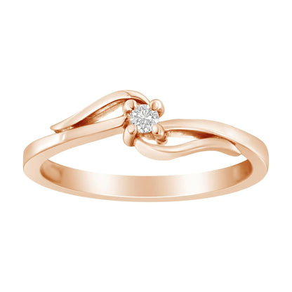 10K Gold Diamond Promise Ring (1/20 Cttw, H-I Color, I1-I2 Clarity)