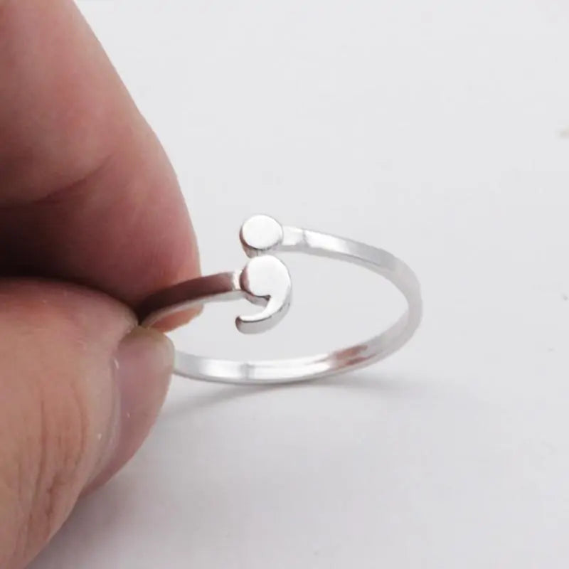 Semicolon Ring