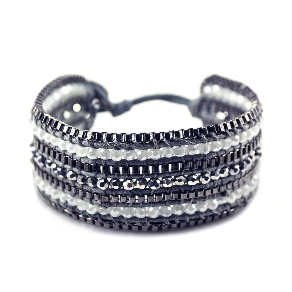 Looped Bracelet- Coal