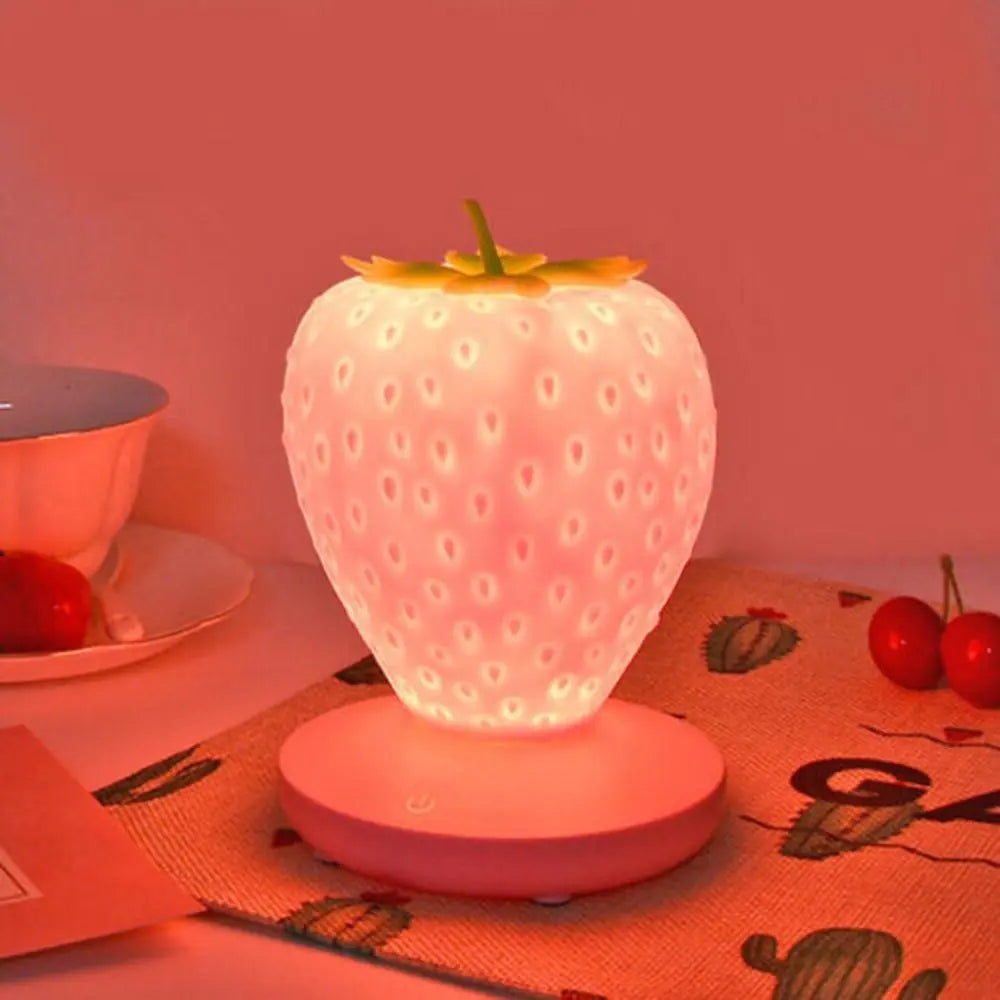 Cute LED Strawberry Lamp