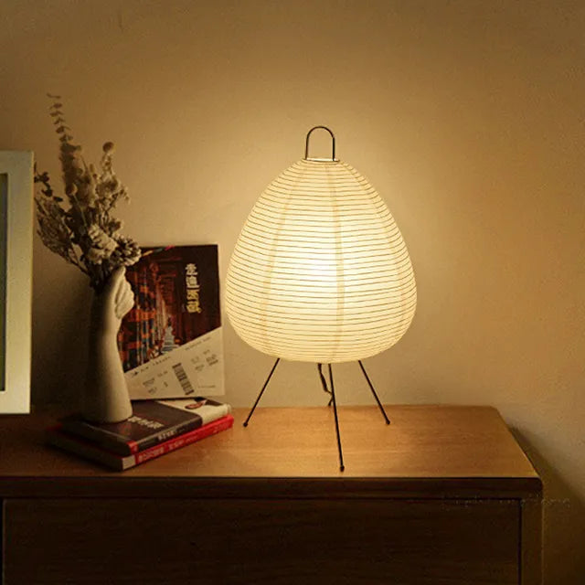 Japanese Akari Wabi-Sabi Table Lamp