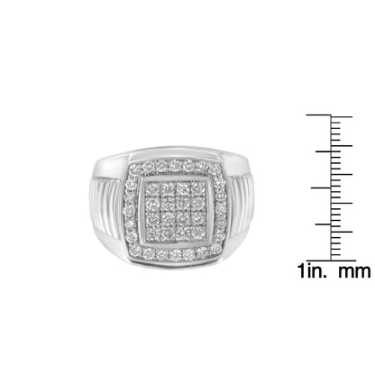 14K White Gold Men&