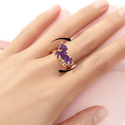 Rotatable Fidget Anxiety Ring