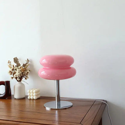 Italian Designer Glass Egg Tart Table Lamp