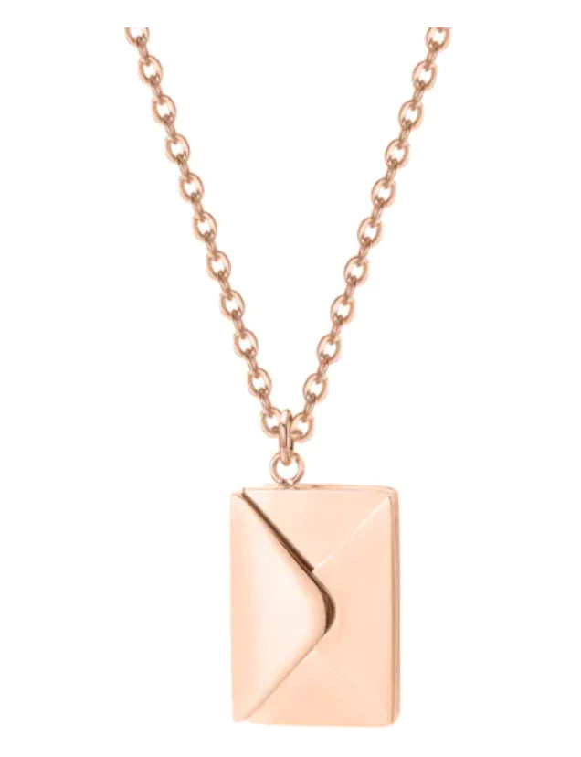 Envelope Pendent Necklace