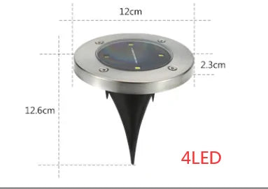 Solar Garden Disk Light