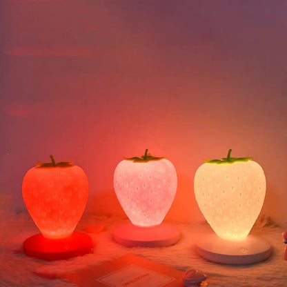 Cute LED Strawberry Lamp