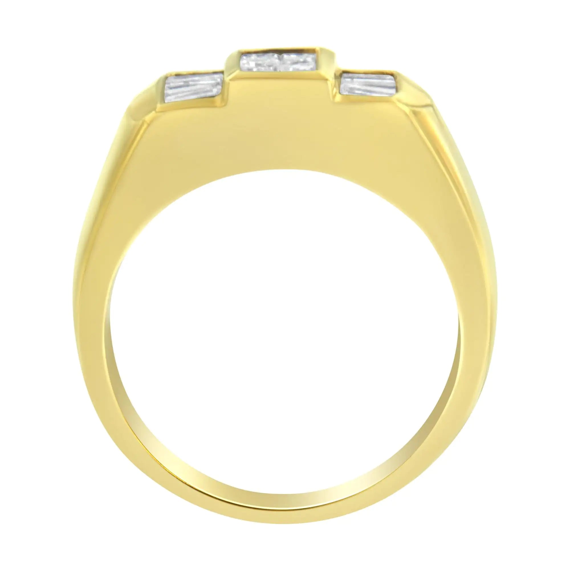 14KT Yellow Gold Diamond Ring (1 5/8 cttw, H-I Color, I1-I2 Clarity)