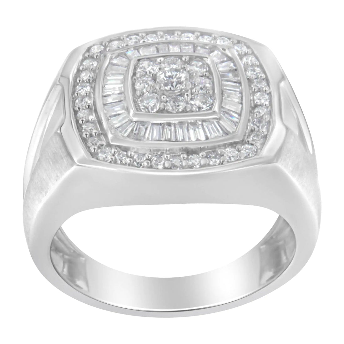 14K White Gold Men&