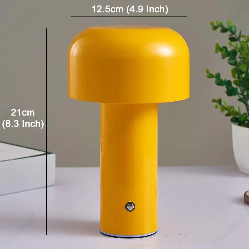 Cordless Mushroom Table Lamp