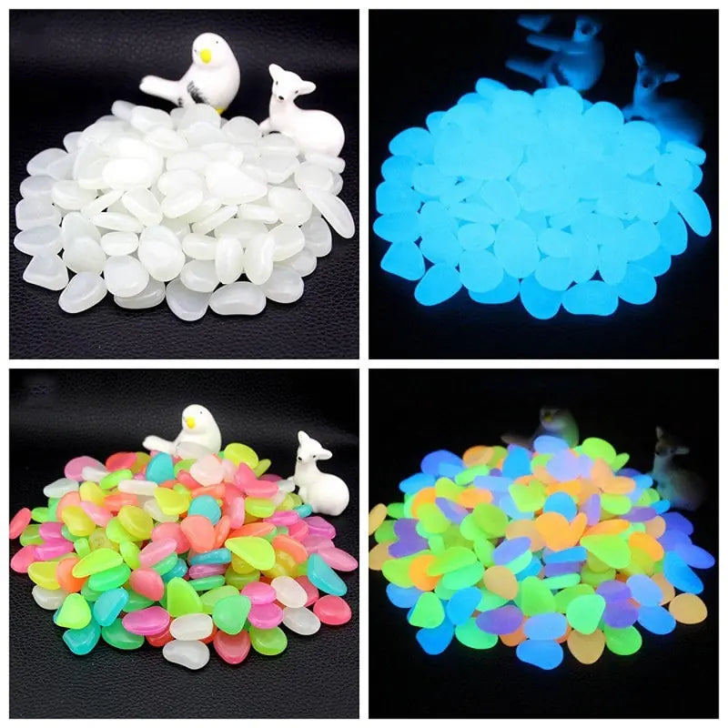 Luminous Pebbles For Enchanting Garden Ambiance