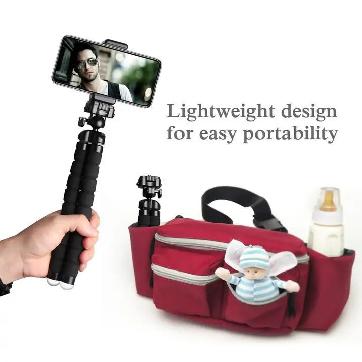 Flexible Phone Tripod With Bluetooth Remote Shutter