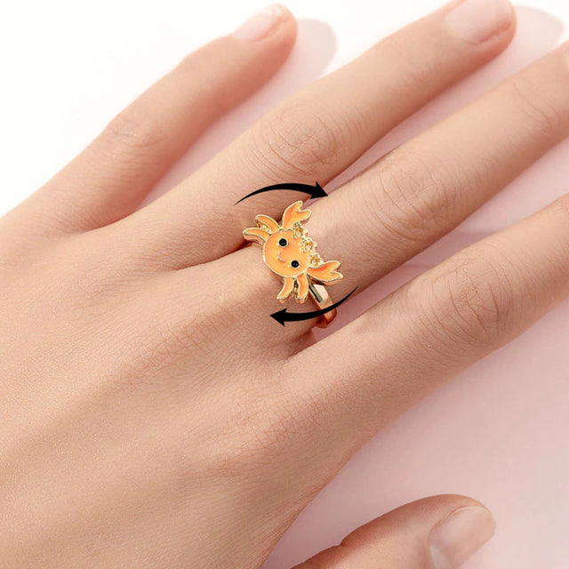 Rotatable Fidget Anxiety Ring