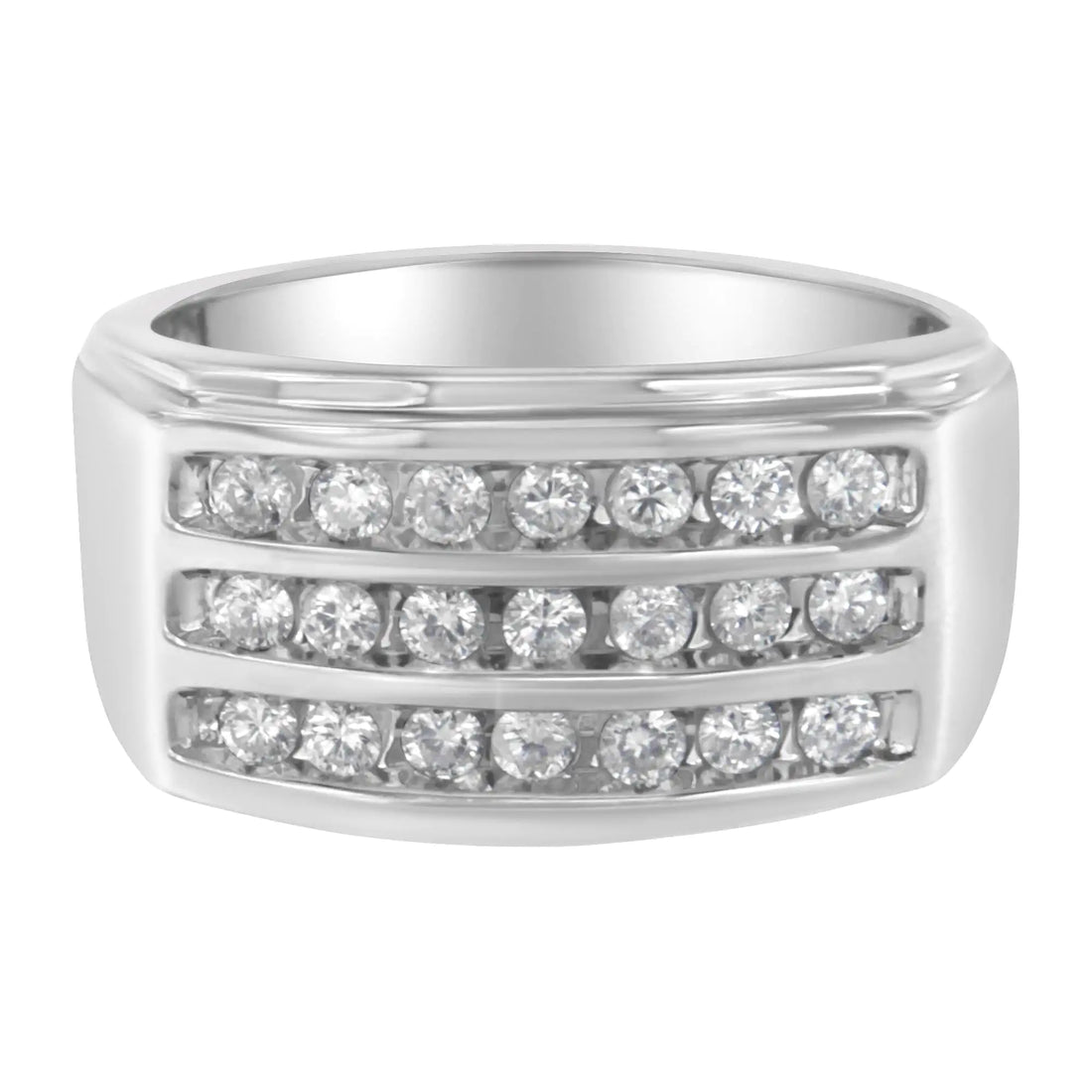 14K White Gold Men&