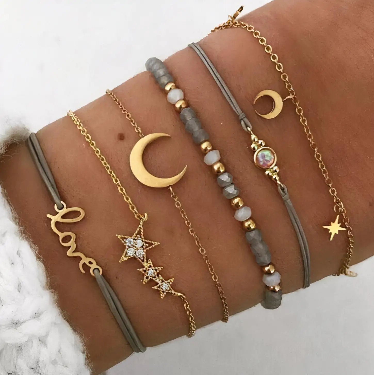 Stacked Bracelet Set 