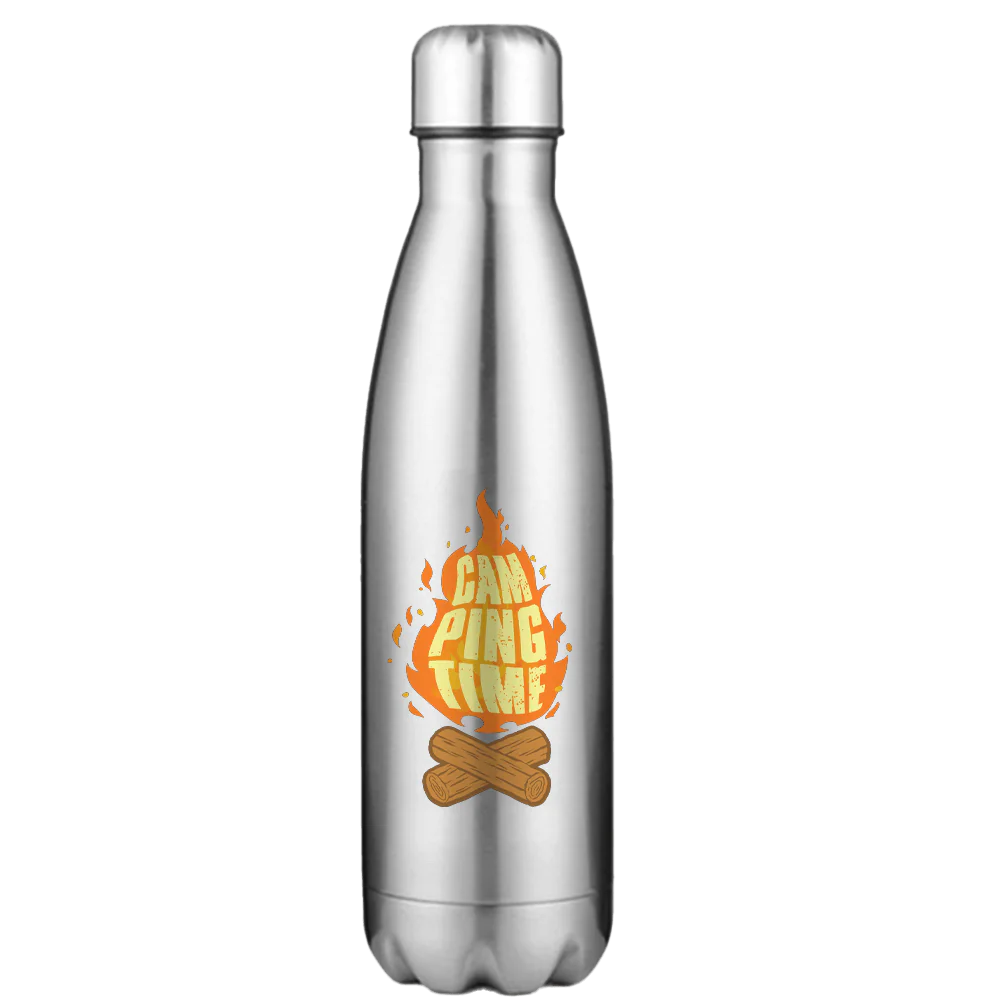 Camp Fire Stainless Steel Water Bottle