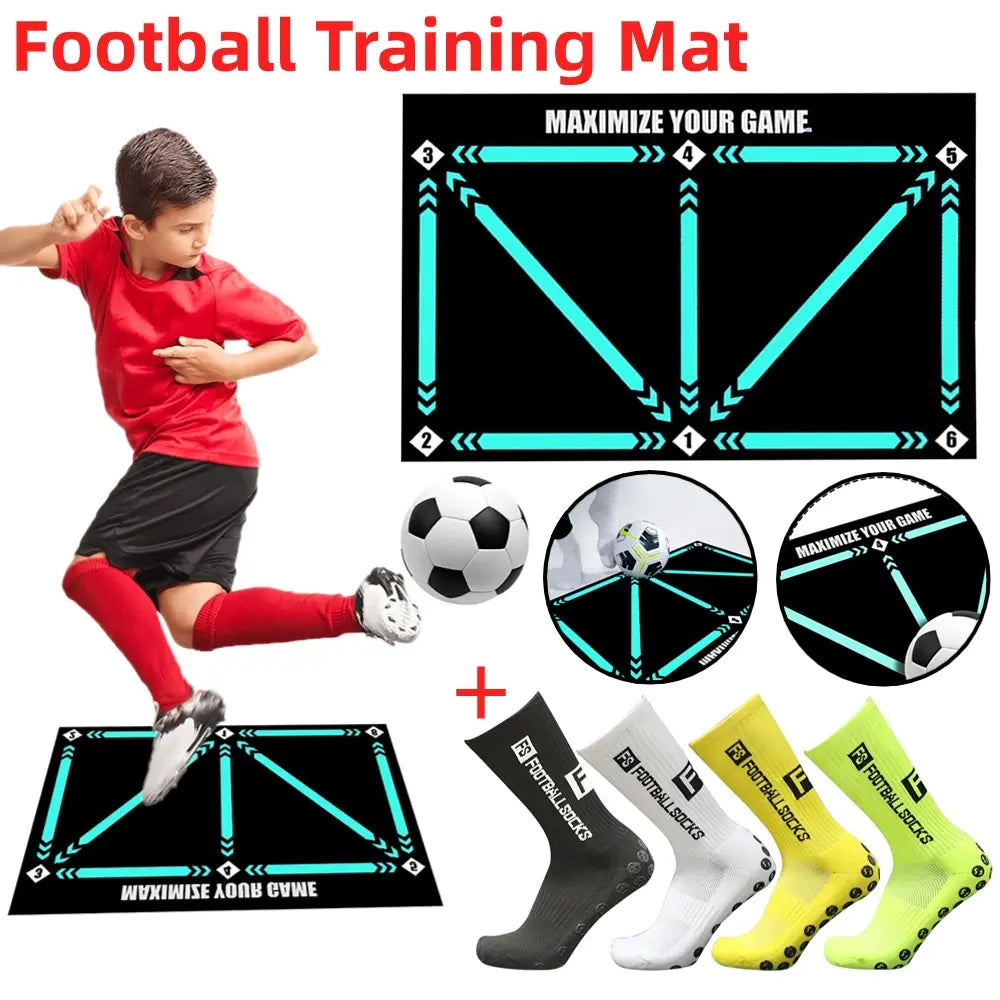 Non-Slip Foldable Football Training Mat