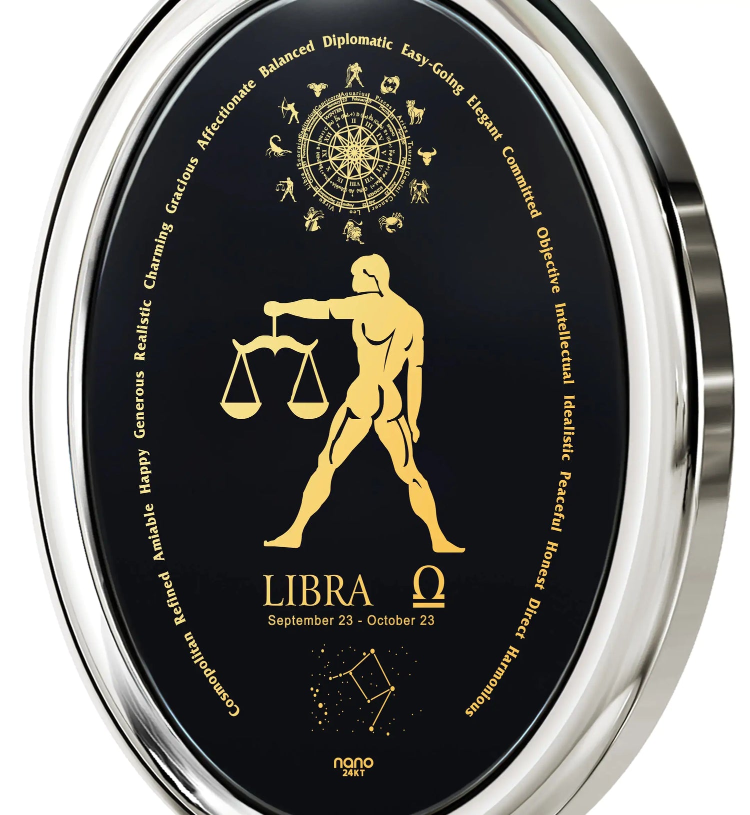 Libra Zodiac Necklace