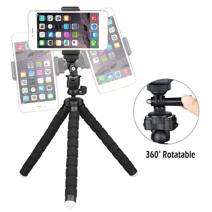 Flexible Phone Tripod With Bluetooth Remote Shutter