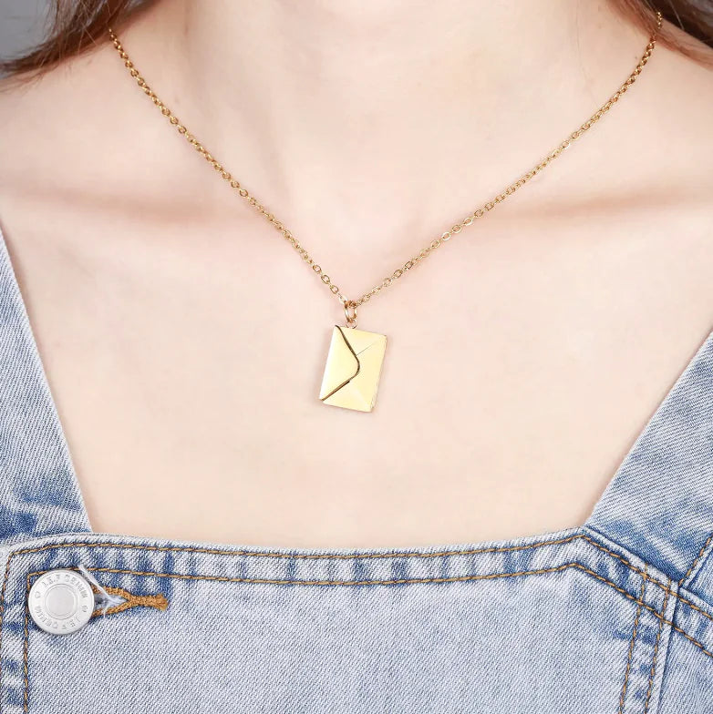 Envelope Memory Necklace