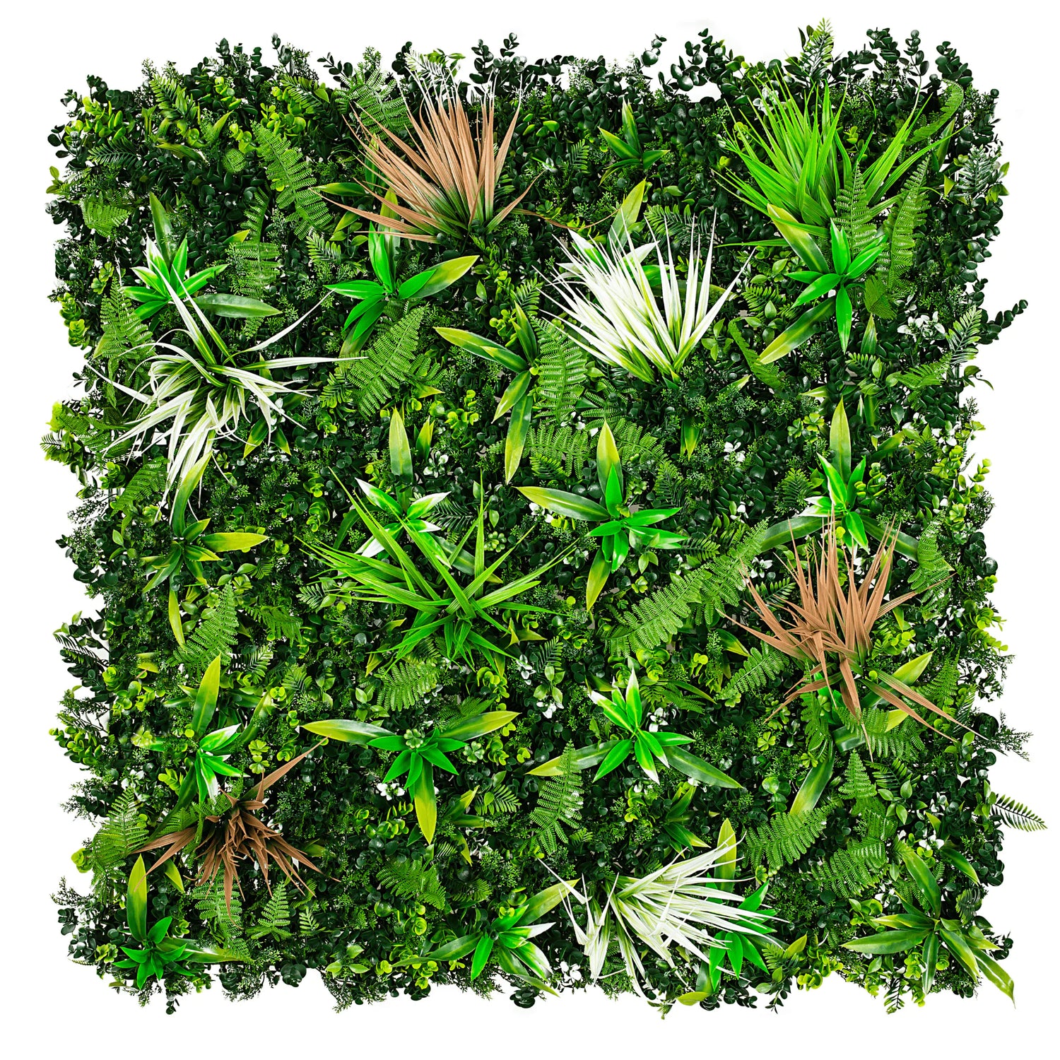 Sample Panel of Wild Tropics Artificial Vertical Garden (Small Sample) UV Resistant