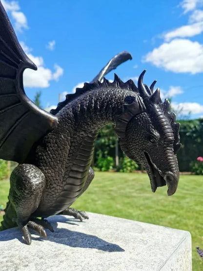 Bronze Fire-breathing Fountain Dragon Sculpture