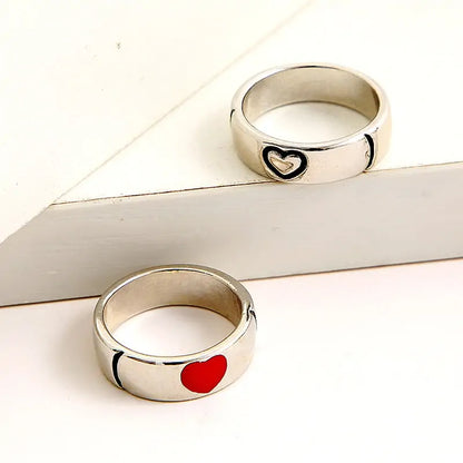 Heart-Shape Couple Ring