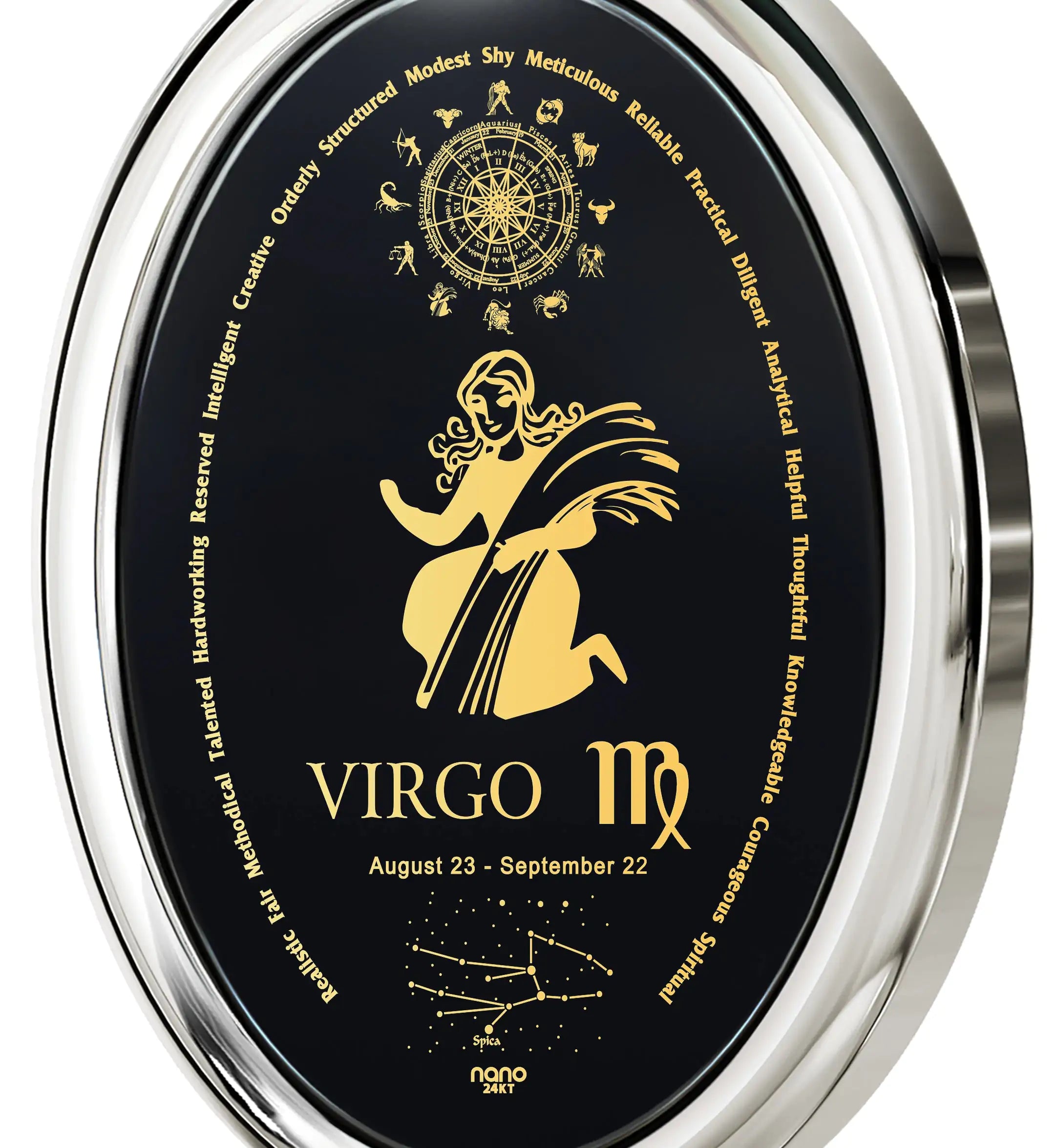 Virgo Zodiac Necklace