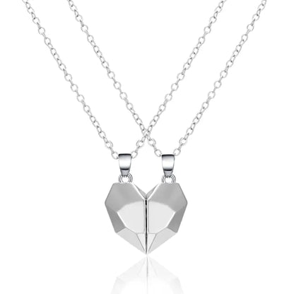 Magnetic Heart Couple Necklace