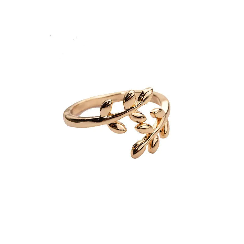 Olive Grove Leaf Ring