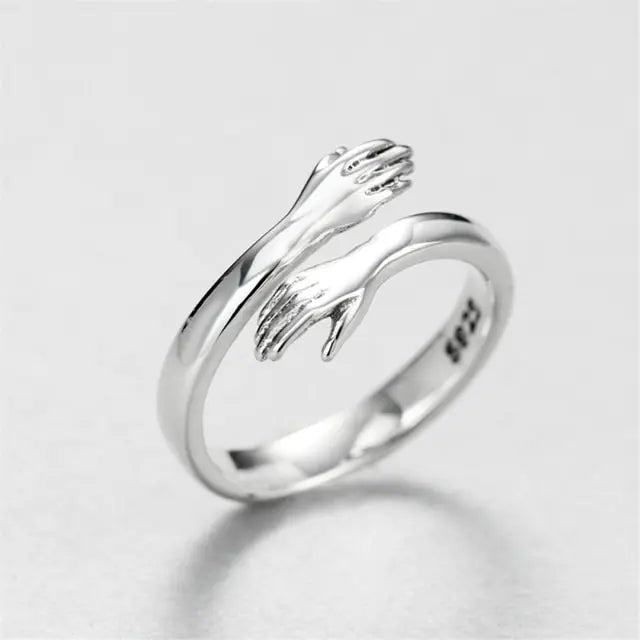 Silver Hug Ring