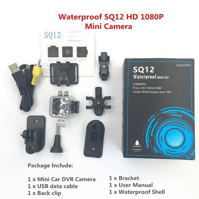 1 MINI CAMERA + WATERPROOF SHELL