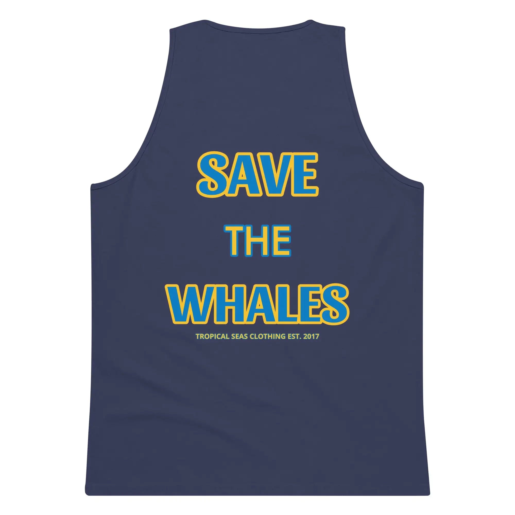 Men’s Premium Save the Whales Tank Top