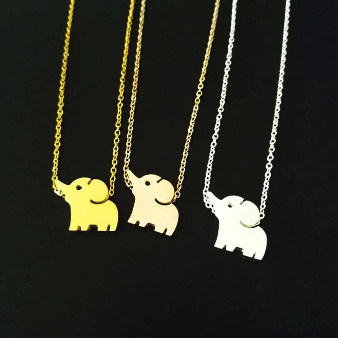 Cute Baby Elephant Necklace