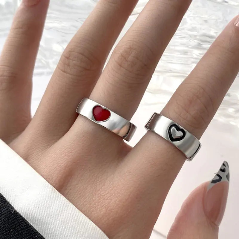 Heart-Shape Couple Ring