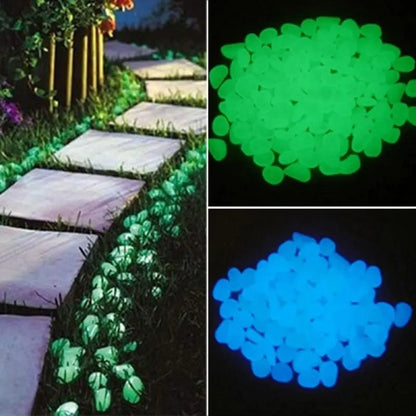 Luminous Pebbles For Enchanting Garden Ambiance