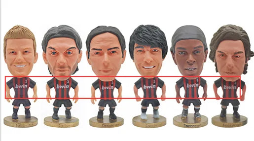 Soccer Milan Football Star 6.5cm PVC Action Figure Toy