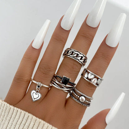 Spiral Shape Ring Set