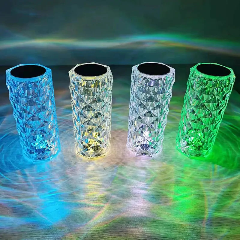 LED Crystal Table Lamp