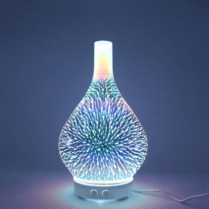 Firework Glass Humidifier Lamp