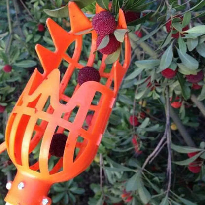 Multi-Color Garden Fruit Picker Head: Plastic Picking Tool