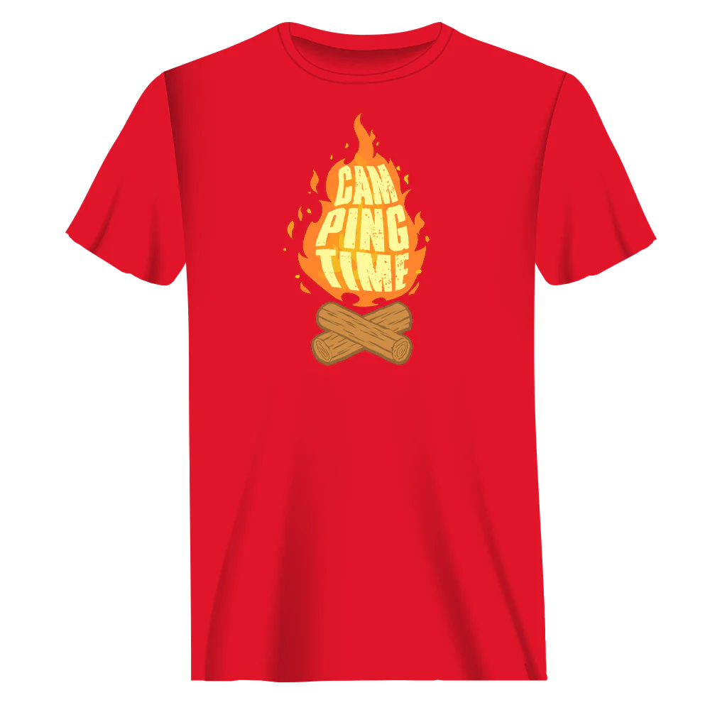 Camp Fire Man T-Shirt