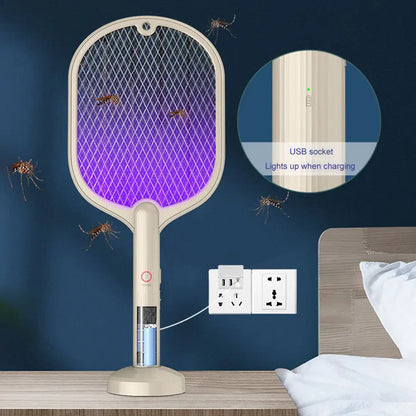 Electric Mosquito Racket UV Lamp Fly