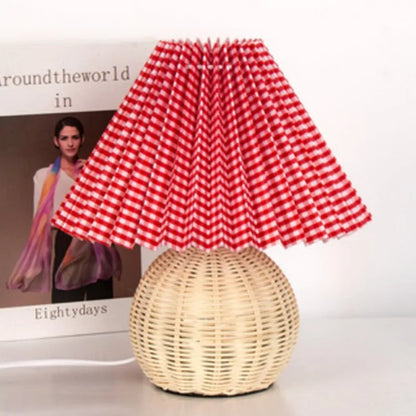 Vintage Rattan Lamp