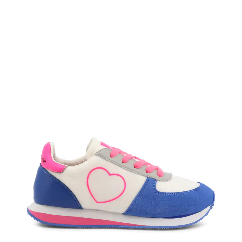 Blue Heart Sneakers